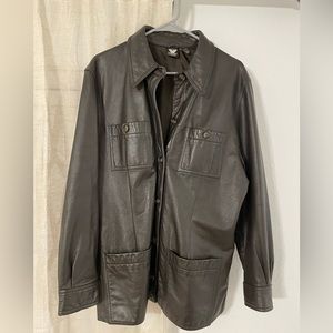 VTG Virginia Slims 4 pocket leather jacket